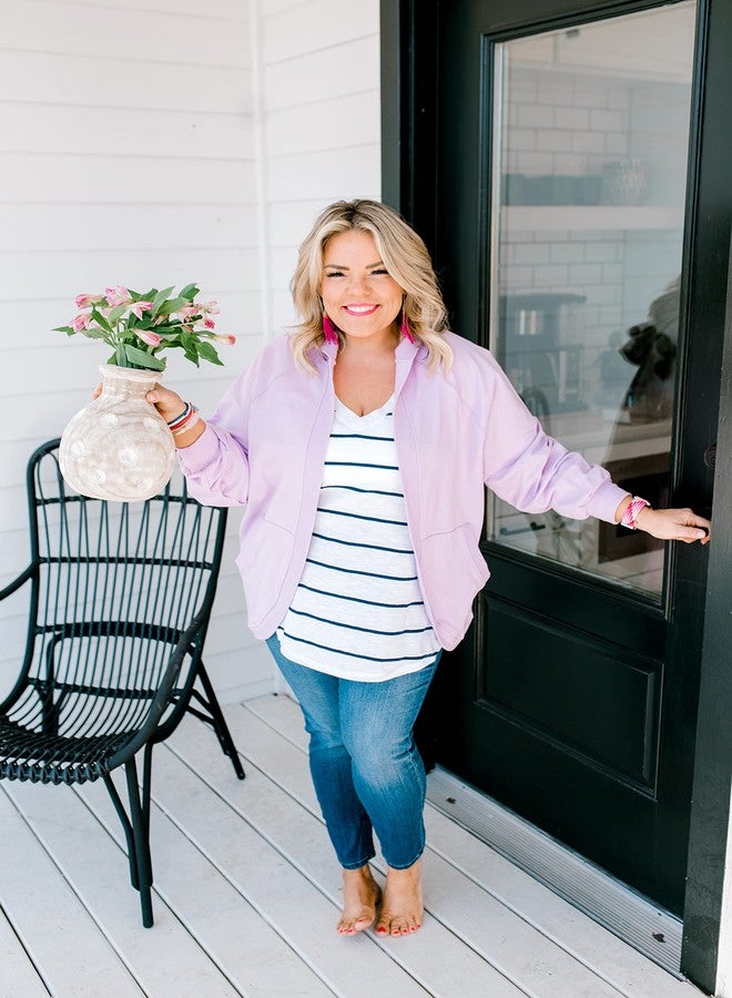 Mud Pie Paulownia Dotted Vase, Small, 7" x 6"Dia - Image 5