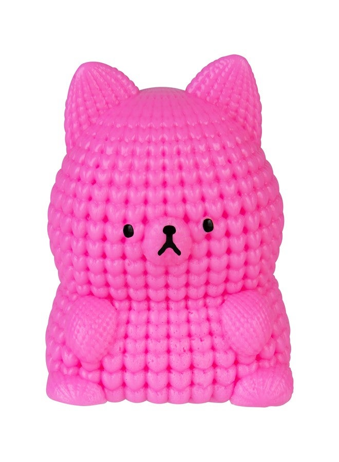 The Orb Factory ORB Tabalicious Plushies TABA Squishy Cat Plushy Toy - Crochet Style TABA Animal Plushies - Soft, Sticky Taba-Licious Squishies - Fun Stress Relief - Kawaii Sensory and Fidget Toys Kids and Adults - Image 4