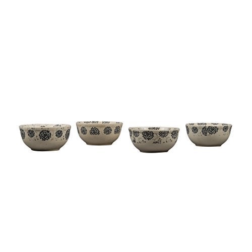 miah decor Miah Décor Hand Glazed Handcrafted Ceramic Stoneware Dinner Bowls/Katori/Dessert Bowls (260 ml); Microwave/Dishwasher/Oven Safe – Set of 4;Collection- Iris Collection –Multicolour-(MD-164) - Image 5