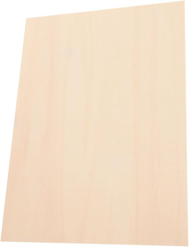 ORFOFE Basswood Sheets Unfinished Wood Board A4 22x30cm Wooden Craft Wood DIY Art Carving Drawing Supplies for Students and Hobbyists - Image 1
