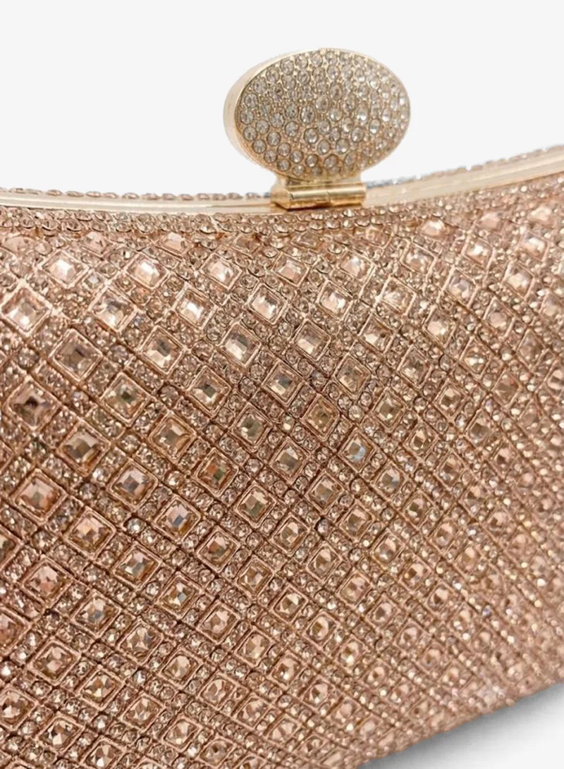 Viny CHAMPAGNE VINY Women's Luxury Crystal Evening Clutch Bag | Elegant Rhinestone Party Handbag, Wedding & Bridal Clutch Purse, Formal Evening Bag for Weddings, Parties, Prom, Cocktail, Engagement, Eid & Special Occasions for Women | Best Price UAE