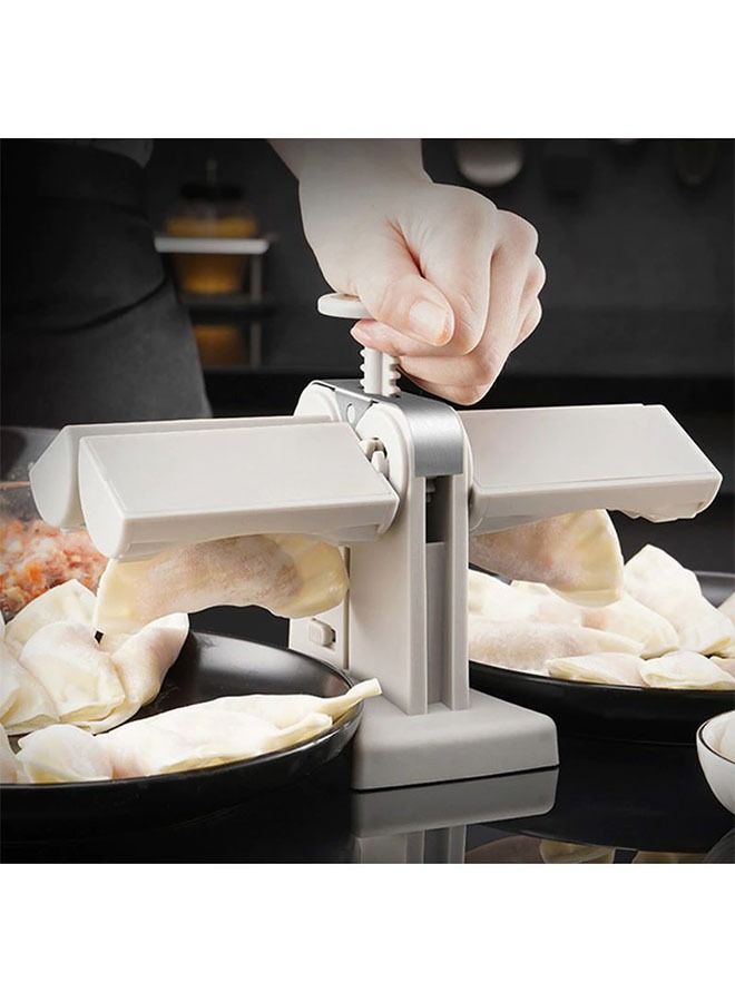 Dumpling Skin Maker Molds, Household Double Head Automatic Dumpling Maker Ravioli Press Mold Making Tool - Image 5