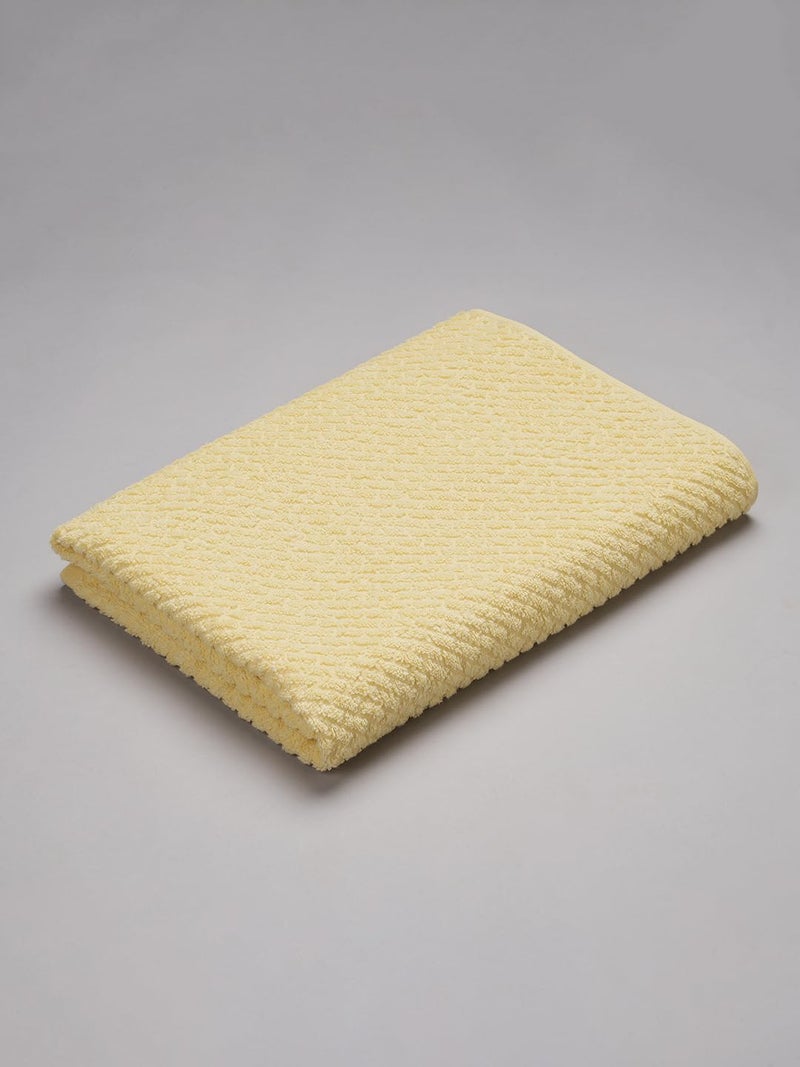 Spaces Genesis 100% Cotton Bath Towel-Pale Banana - Image 3