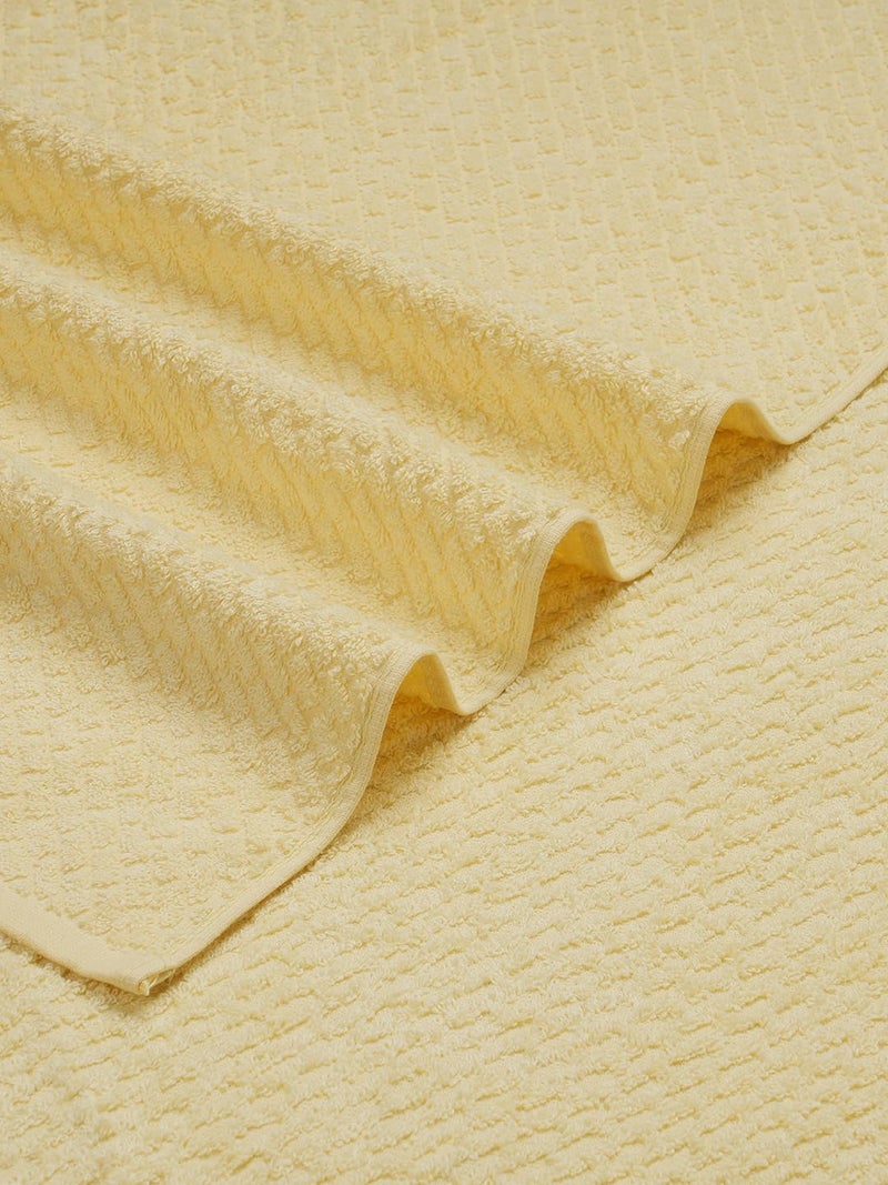 Spaces Genesis 100% Cotton Bath Towel-Pale Banana - Image 4