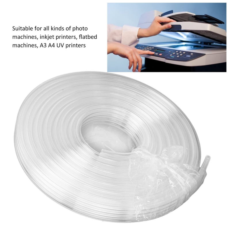 Large Format Printer Ink Hose Tube 3 Meters 4 Lines Flexible HTPE Material Transparent - Image 5