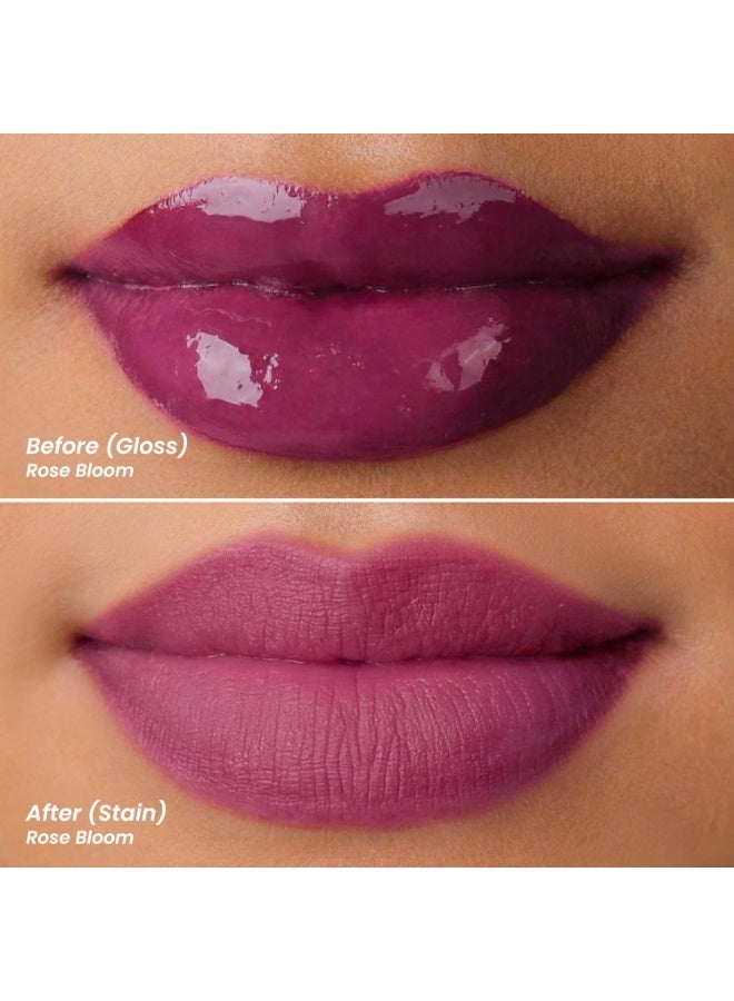 LAMIOR Hydrating Lip Gloss Stain Combo of 3 | 2 in 1 Ultra Glossy Finish with Long Lasting Hydrating Lip Stain Non Sticky Lightweight Formula Vegan Cruelty Free Glossy Lip Color for Daily Use (Power Muse) - Image 4