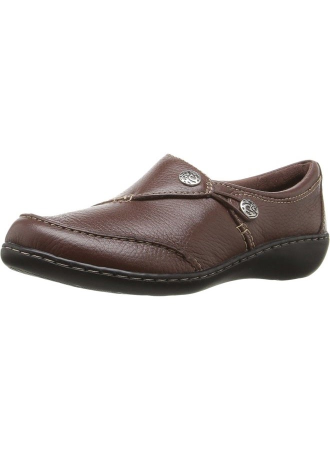 clarks Women's Ashland Lane Q Slip-On Loafer, 1, Redwood, 5.5 UK - Image 1