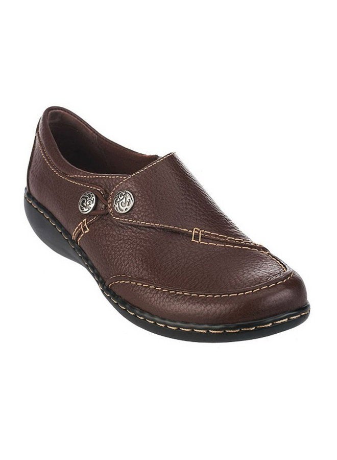 clarks Women's Ashland Lane Q Slip-On Loafer, 1, Redwood, 5.5 UK - Image 3