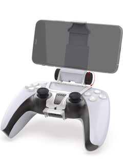 DOBE PS5 Controller Mobile Gaming Clip, Clip Mount for PS5 DualSense Controller, Adjustable Mobile Phone Clamp Handle Bracket Gaming Holder Mount Stand for Playstation 5 Controller  - Image 2