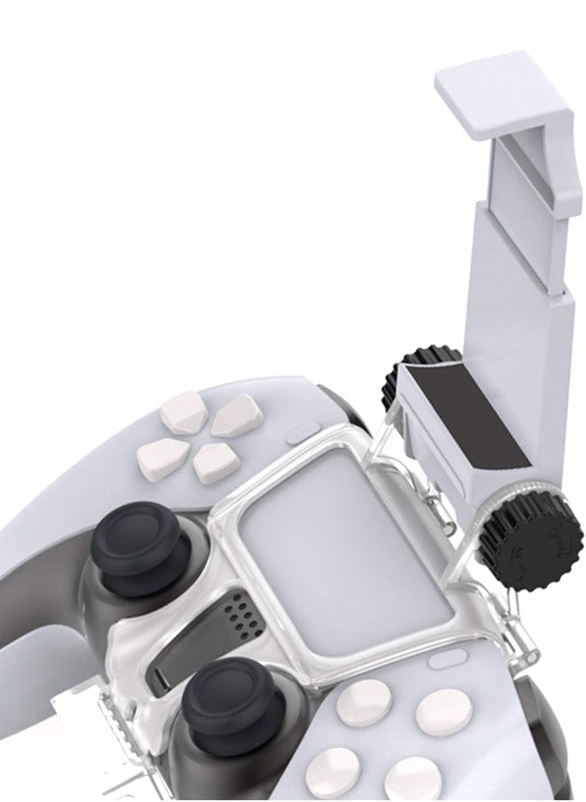 DOBE - PS5 Controller Mobile Gaming Clip, Clip Mount for PS5 DualSense Controller, Adjustable Mobile Phone Clamp Handle Bracket Gaming Holder Mount Stand for Playstation 5 Controller - Image 1