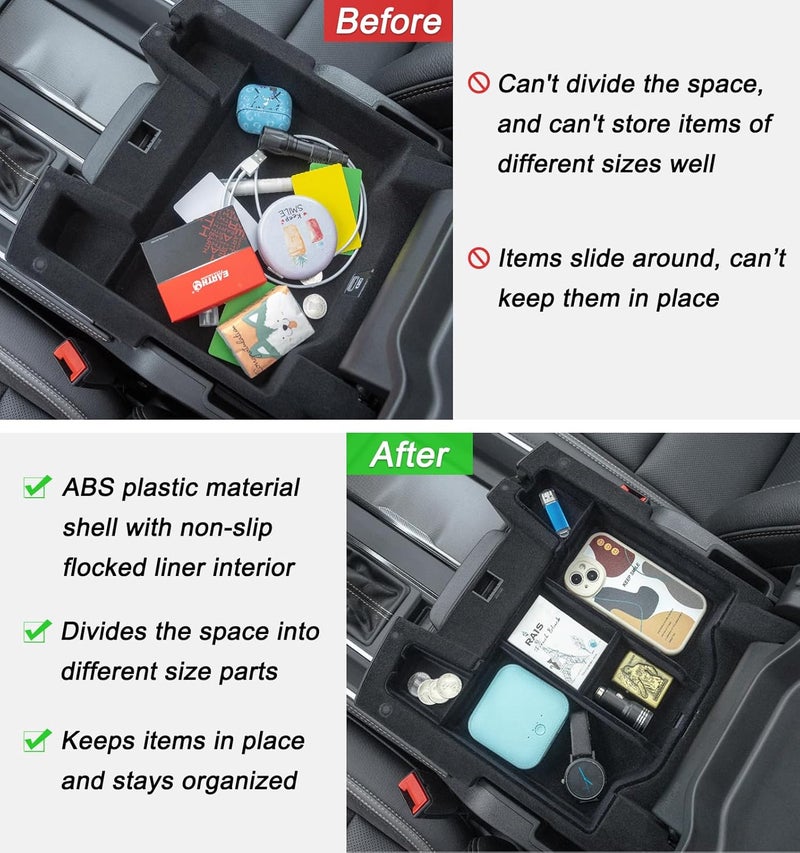 PIMCAR Center Console Organizer for Dodge RAM - Image 3