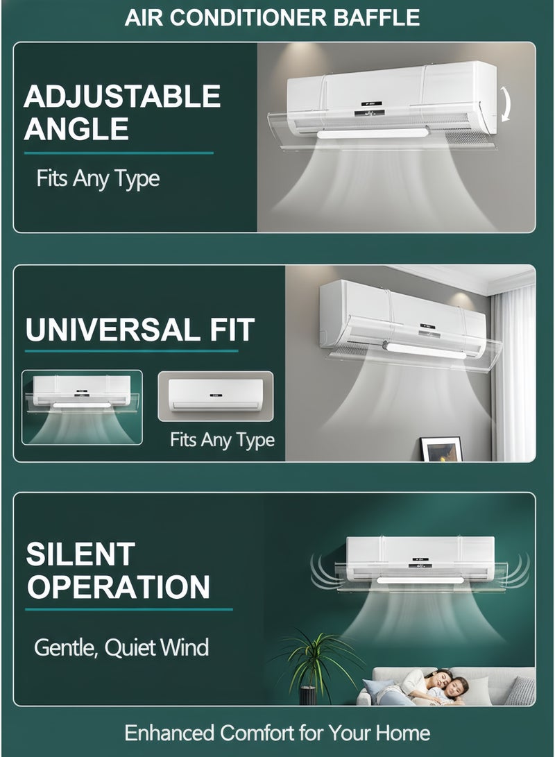 وفوفا مشتت هواء مكيف الهواء قابل للتعديل وعازل للصواعق للاستخدام المنزلي مناسب للمكيفات المنشورة - Image 2