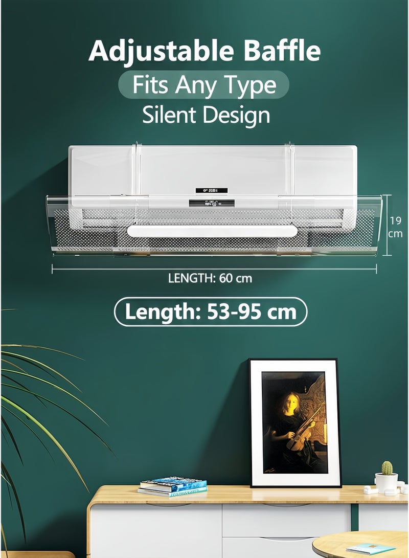 وفوفا مشتت هواء مكيف الهواء قابل للتعديل وعازل للصواعق للاستخدام المنزلي مناسب للمكيفات المنشورة - Image 3
