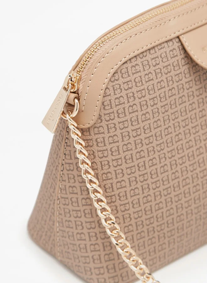 فلورا بيلا من شو إكسبرس Monogram Crossbody Bag with Zip Closure