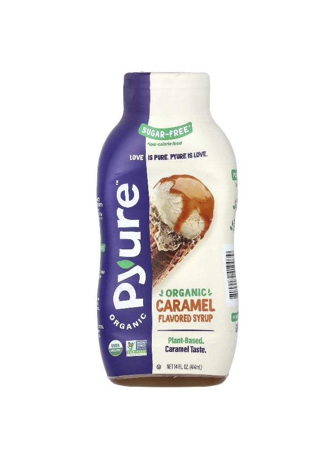 Pyure Pyure, Organic Caramel Flavored Syrup, Sugar-Free, 14 fl oz (414 ml)  - Image 1