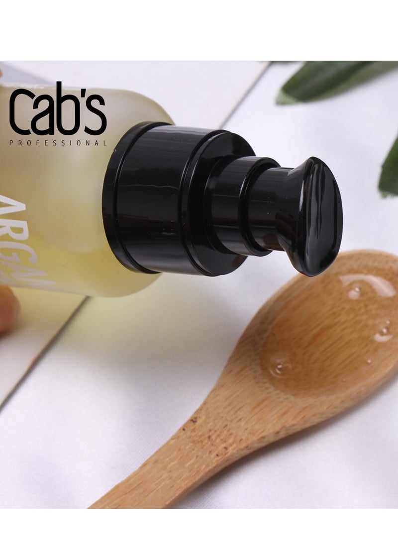 سيروم الشعر بزيت الأرجان من CAB's Beauty - تركيبة مغذية ومرممة لشعر ناعم ولامع - سيروم خفيف الوزن وغير دهني - 50 مل