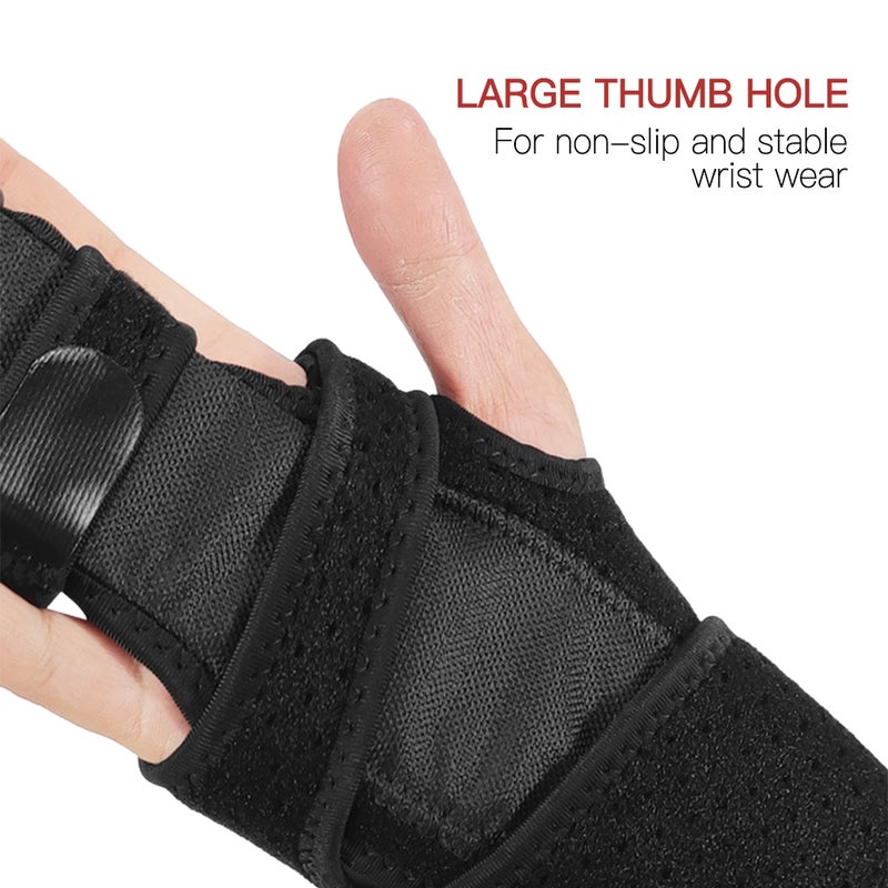 Finger Guards with Removable Splint Finger Support Brace Two or Three Fingers Stabilizer Adjustable Full Finger or Hand Brace for Home Work Sleep Pain Relief Right Hand - Image 5