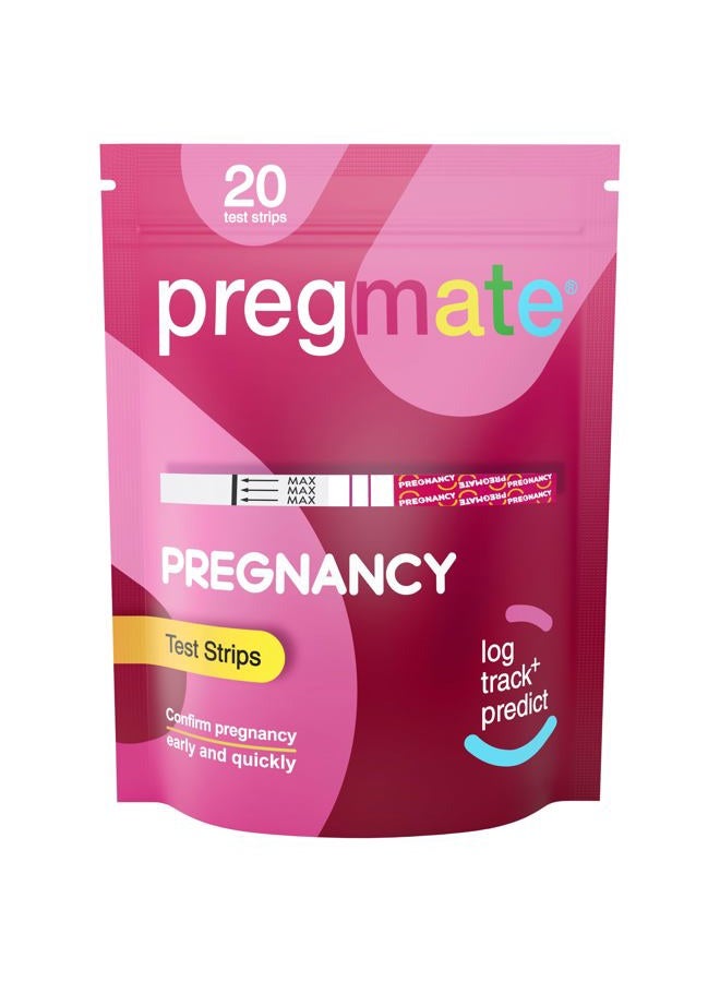 Pregmate 20 Pregnancy Test Strips (20 Count) - Image 1