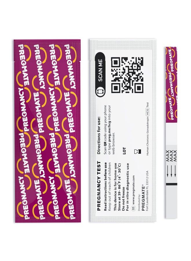 Pregmate 20 Pregnancy Test Strips (20 Count) - Image 2