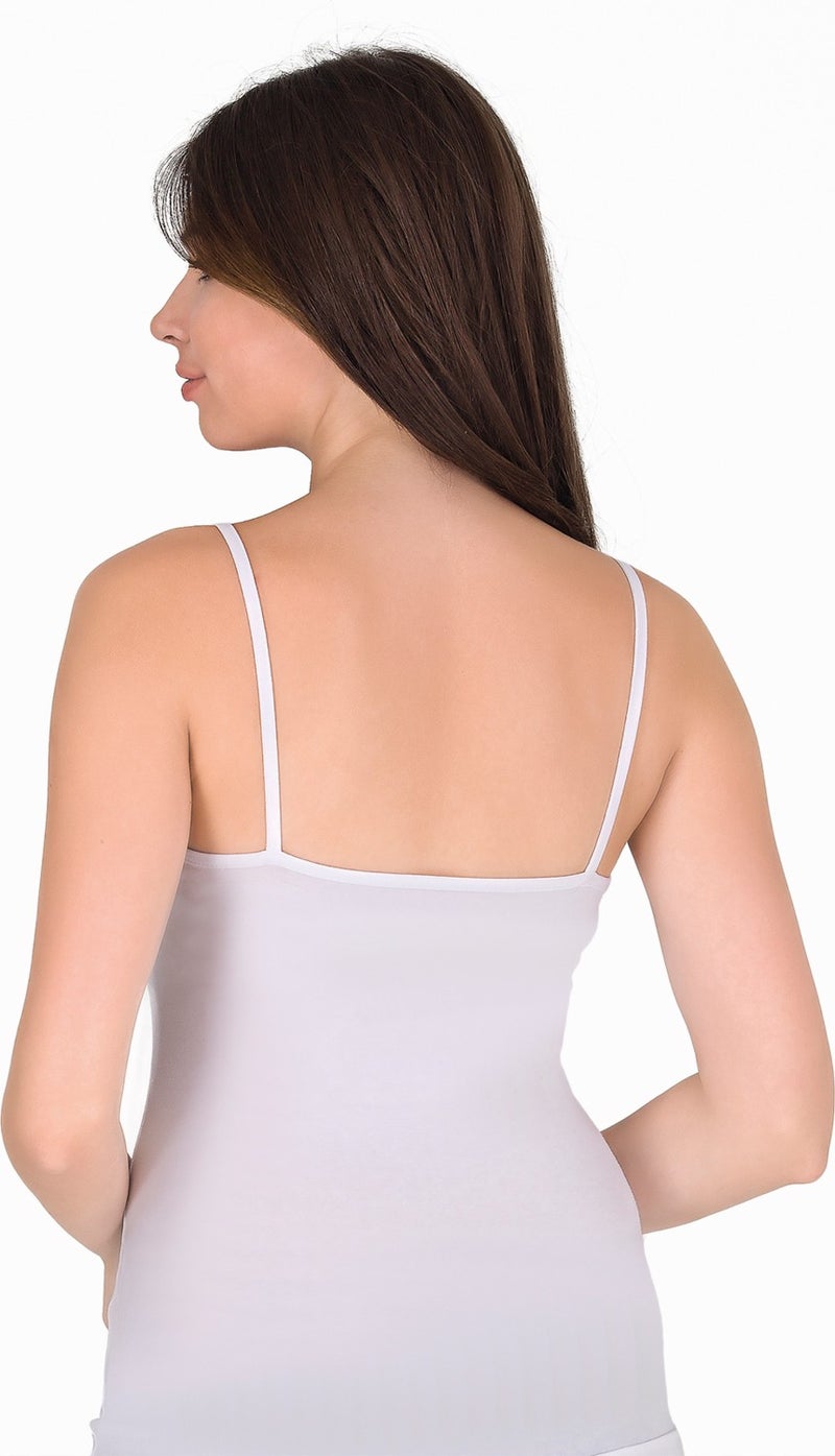 Sensu Women's Cotton Lycra Thin Strap Athlete ATL2002  - Image 2