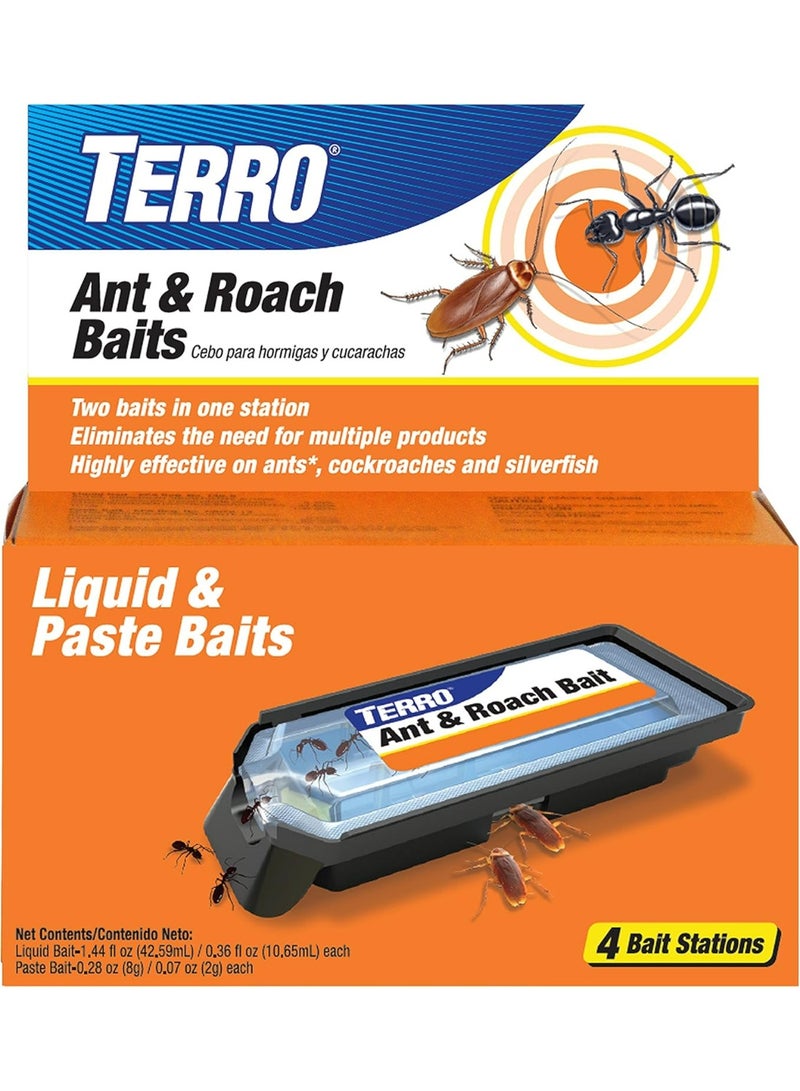 طُعم T360 للنمل والصراصير - قاتل النمل والصراصير الداخلي - يجذب ويقتل النمل والصراصير وحشرة السمك الفضي - Image 1