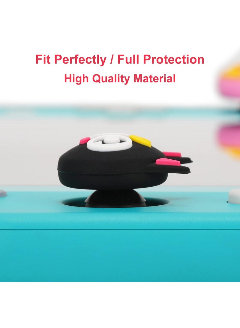 Cute Thumb Grip Caps for Nintendo Switch/Lite/OLED, Kawaii Magic Moon Joy-Stick Button Stick Cover 3D Analog Ergonomic Cap for NS Controller Joy-Cons (Luna) - Image 3