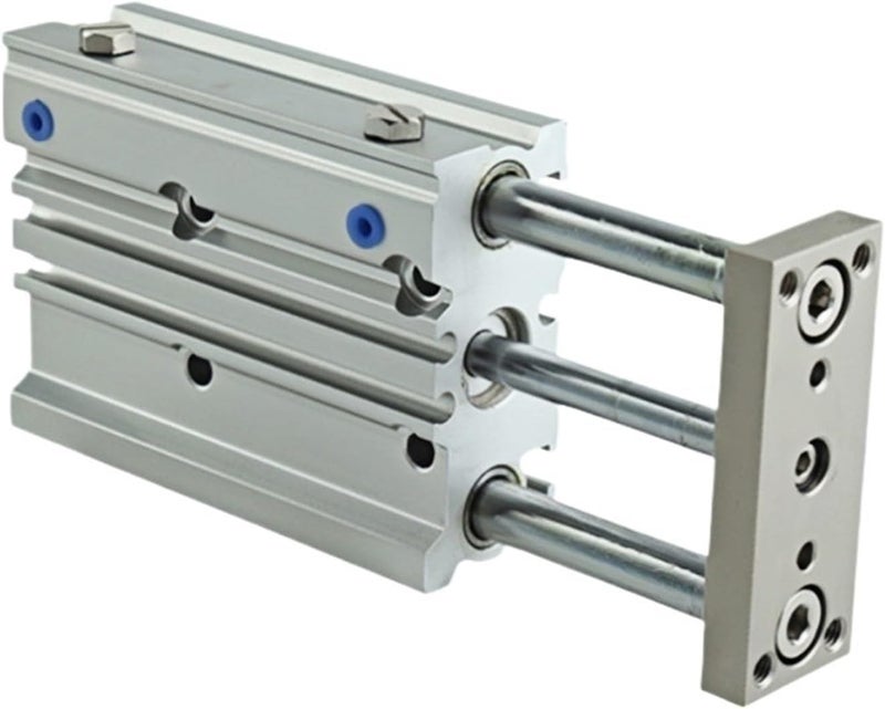 MGPM12 MGPM16 MGPM20 MGPM25 MGPM32 40 50 63 80mm Series Compact Guided Cylinder Stroke 10-400mm Basic Type with Sliding Bearing(50mm Stroke,MGPM63) - Image 1