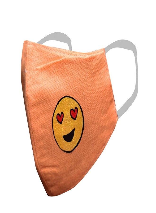KUNDAN Cotton Reusable Cloth Mask (Multicolour, Pack of 4, Without Valve) for Kids - Image 2