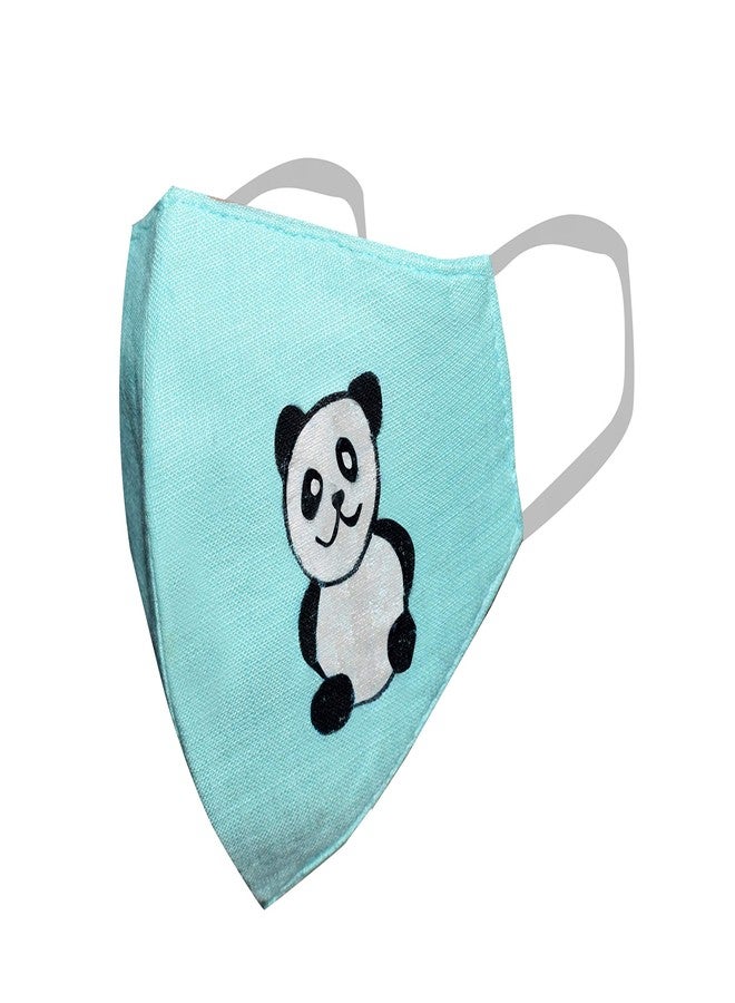 KUNDAN Cotton Reusable Cloth Mask (Multicolour, Pack of 4, Without Valve) for Kids - Image 3
