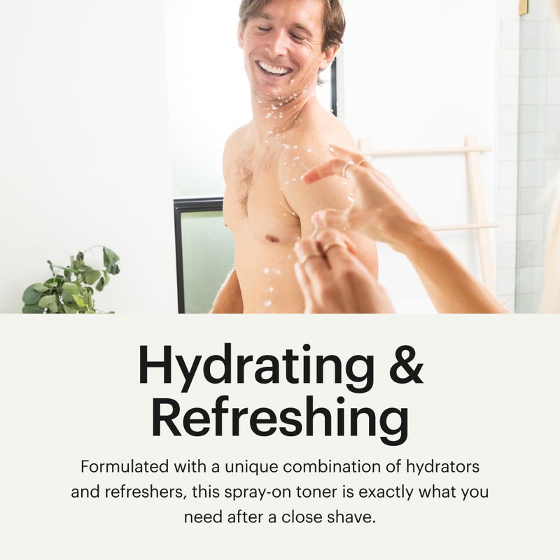 manscaped مانسكيبيد® ريفيفر كروب®، بخاخ تونر مرطب ومنعش للجسم للرجال، رذاذ تبريد للمنطقة الحساسة مع جل الصبار المهدئ، مزيل للروائح تحت الخصر، 1.89 أونصة سائلة (عبوتان) - Image 3