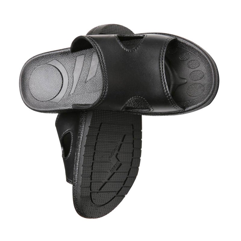 Anti-Static Slippers Clean Dust-Free Protective Slippers Clean Working Shoes Women(PU Bottom,40 Yards,Black) - Image 3