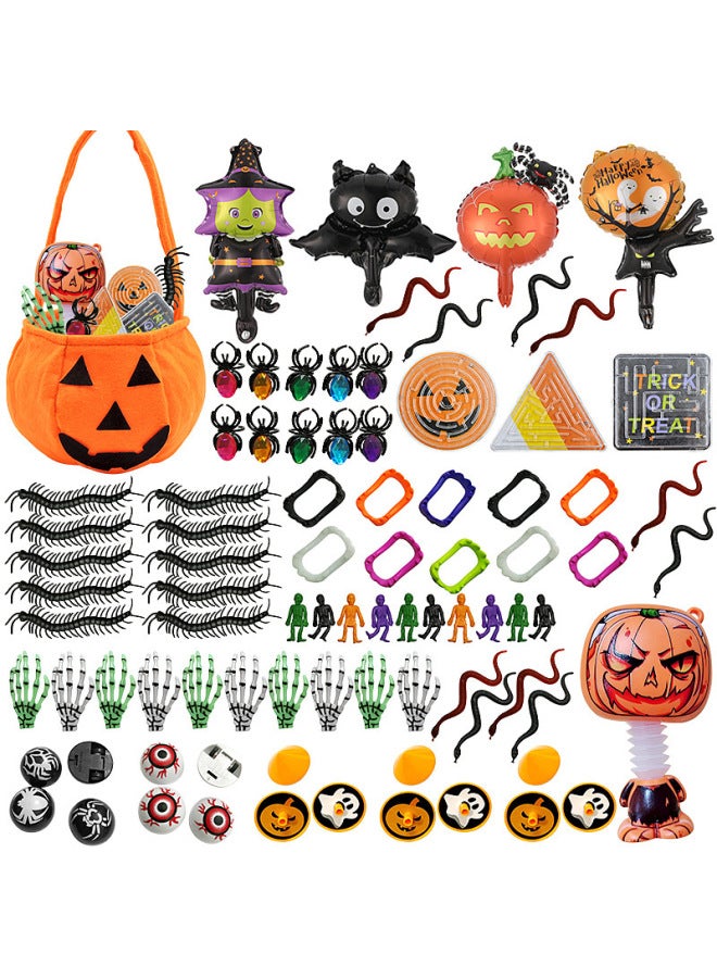 Loquat 2023  Party Exchange Gift Spider Pumpkin Telescopic Tube Tricky  Toy Set-Color:ST-018 - Image 3