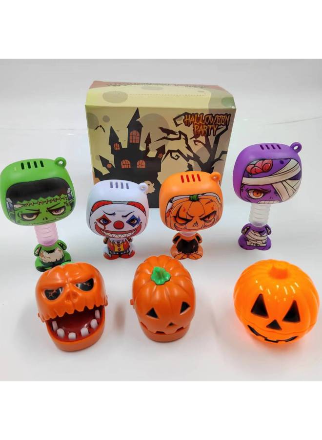 Loquat 2023  Party Exchange Gift Spider Pumpkin Telescopic Tube Tricky  Toy Set-Color:ST-018 - Image 5