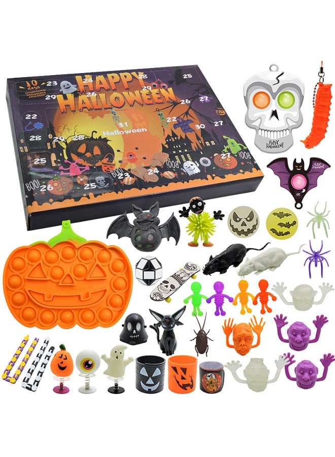 Loquat 2023  Party Exchange Gift Spider Pumpkin Telescopic Tube Tricky  Toy Set-Color:ST-018 - Image 1