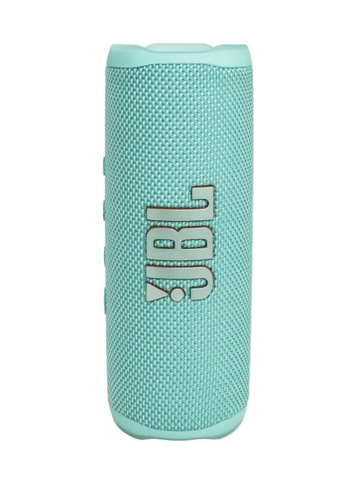 JBL Flip 6 Portable Bluetooth Speaker, Powerful Sound and Deep Bass, IPX7 Waterproof, 12 Hours of Playtime, JBL PartyBoost for Multiple Speaker Pairing for Home, Outdoor and Travel, Teal Teal - Image 1