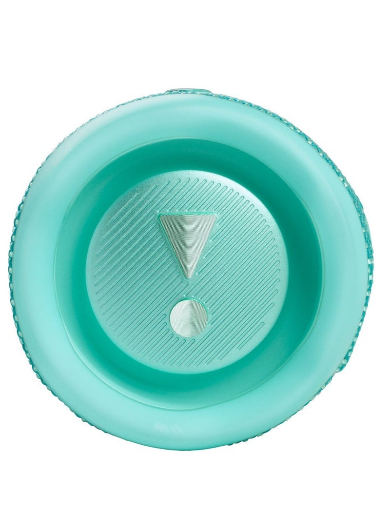 JBL Flip 6 Portable Bluetooth Speaker, Powerful Sound and Deep Bass, IPX7 Waterproof, 12 Hours of Playtime, JBL PartyBoost for Multiple Speaker Pairing for Home, Outdoor and Travel, Teal Teal - Image 5