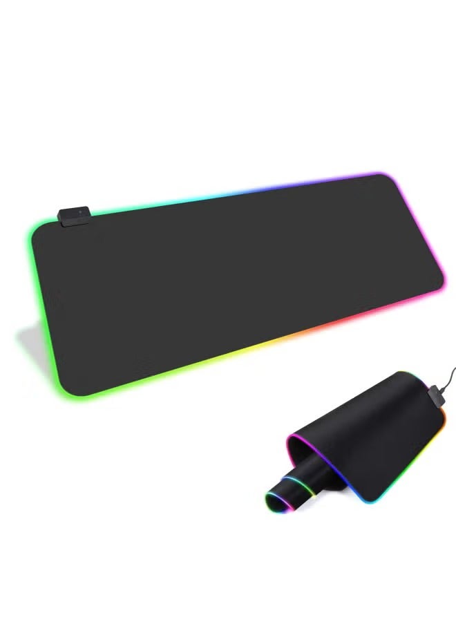 VINSOC Gaming RGB keyboard Mouse Pad - Image 1
