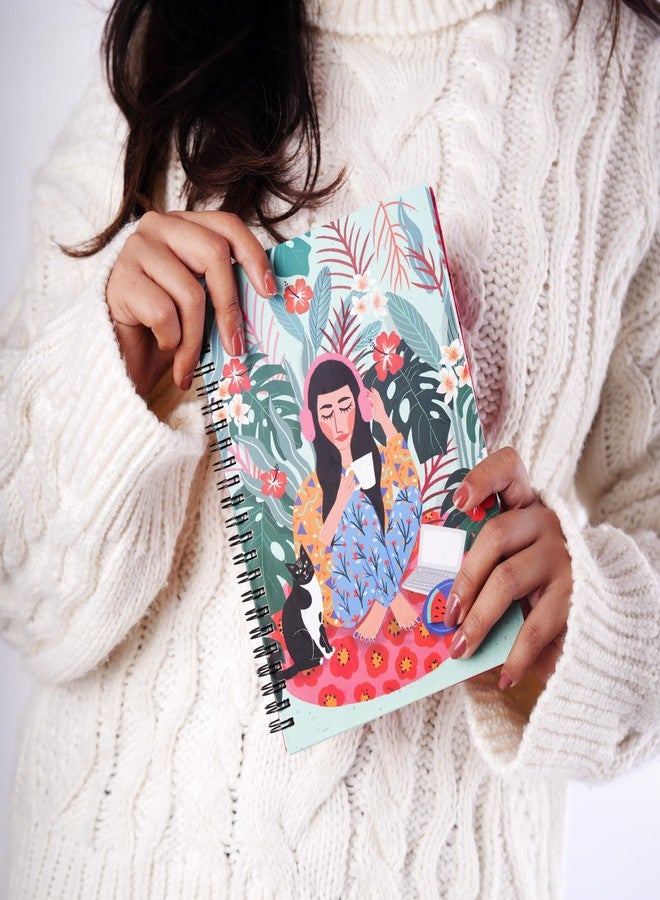 CREATESPACE دفتر تشومباك الحلزوني "اصنعها بنفسك" - دفتر ملاحظات تحفيزي ذو غلاف سلكي للملاحظات والدراسة والعمل والإبداع اليومي - Image 3