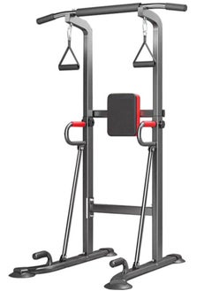 Denzoz Power Tower Upgrade Adjustable Multi-Function Pull Up Bar Power Tower Dip Station Home Gym Strength Training Fitness Equipment 330 LBS with Backrest  - Image 1