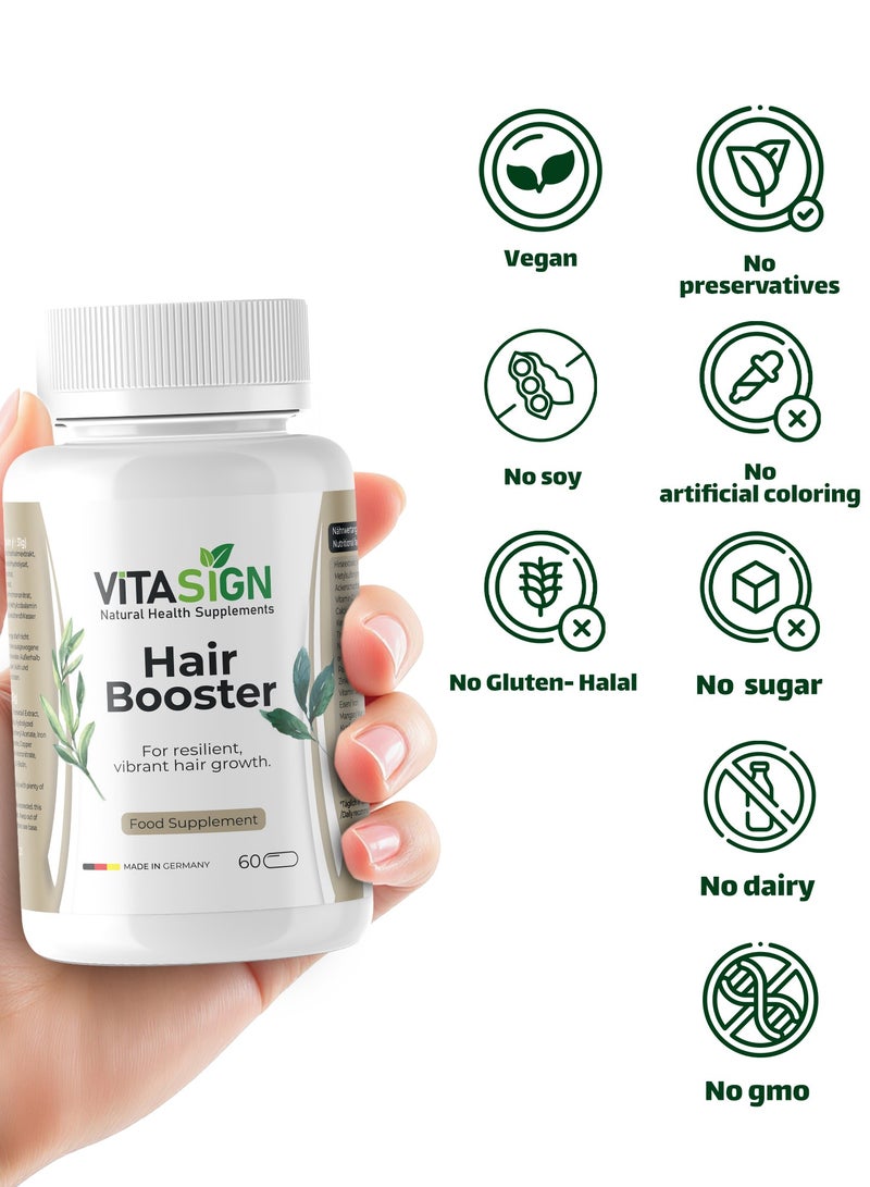 VITASIGN Premium Hair Booster, 60 Vegan Capsules – For Healthy, Vibrant Hair Growth - Image 5