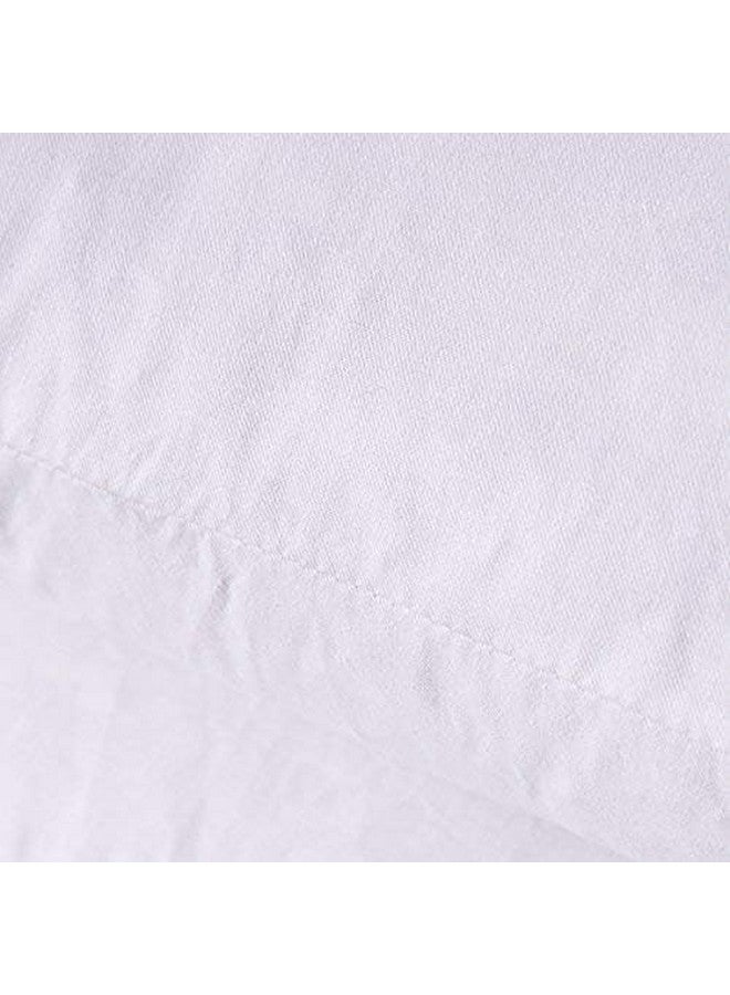 HOMESJUN Set of 2, 95% Feather 5% Down Decorative Throw Pillow Insert, Cotton Cover, 12x20 Inch - Image 5