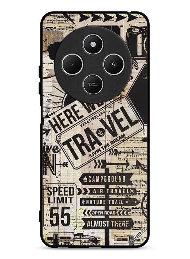 Covernex Xiaomi Redmi 14C 4G Protective Case Cover Here We Go Travel - Image 1