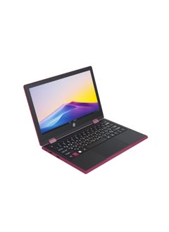 Onsor KiTAB Laptop With 11.6-Inch Display, Celeron N4020 Processor/4GB RAM/128GB SSD/Windows 11 Pro Cherry Red  - Image 2