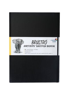 بروسترو دفتر رسم بروسترو أرتيستس مُغلّف بخياطة، مقاس A3، 160 صفحة، 110 غرام لكل متر مربع  - Image 1
