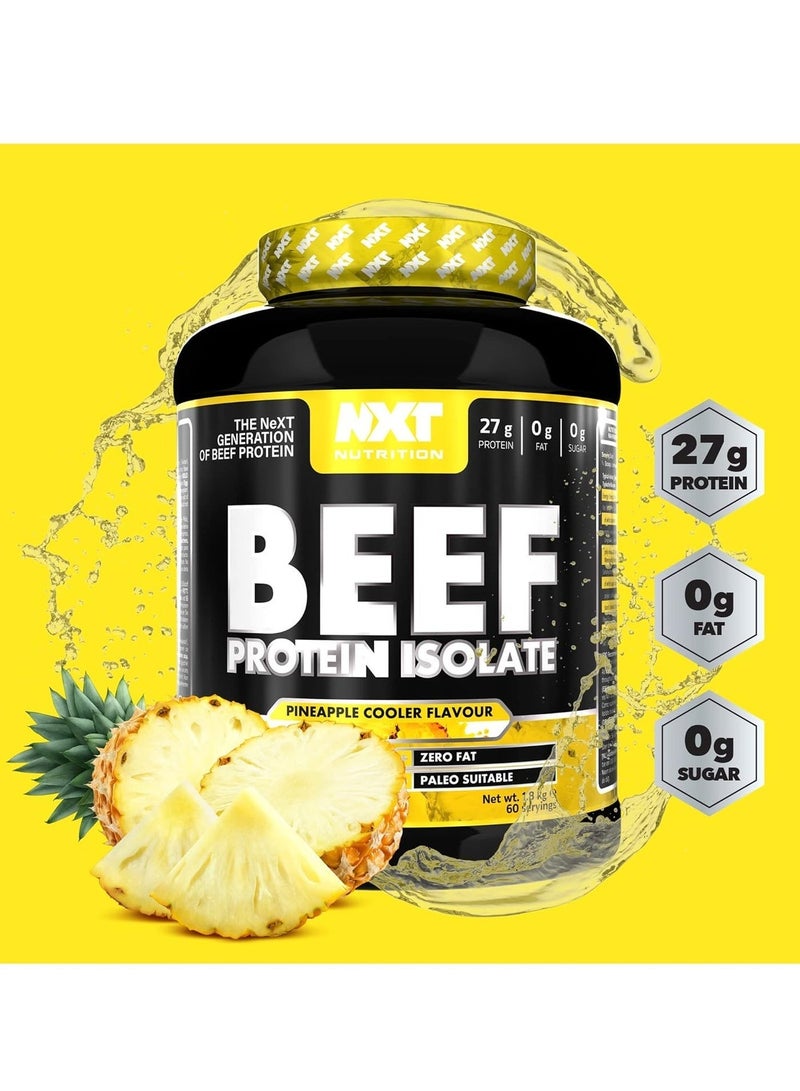 NXT Nutrition NXT Beef Protein Isolate Pineapple Cooler 1.8 kg 60 Servings - Image 2