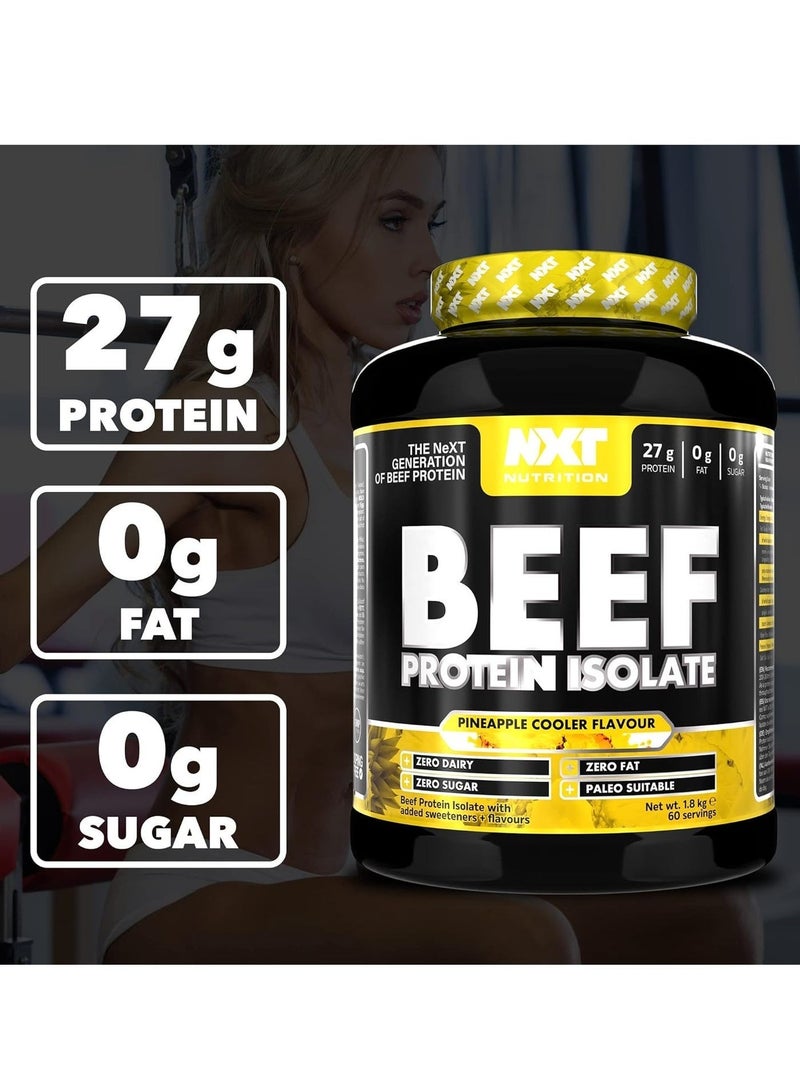 NXT Nutrition NXT Beef Protein Isolate Pineapple Cooler 1.8 kg 60 Servings - Image 4