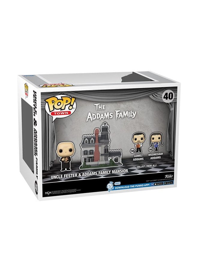 Funko Funko Pop! Town! Tv: Addams Family Addams Home With Uncle Fester Vinyl Figures  - Image 3