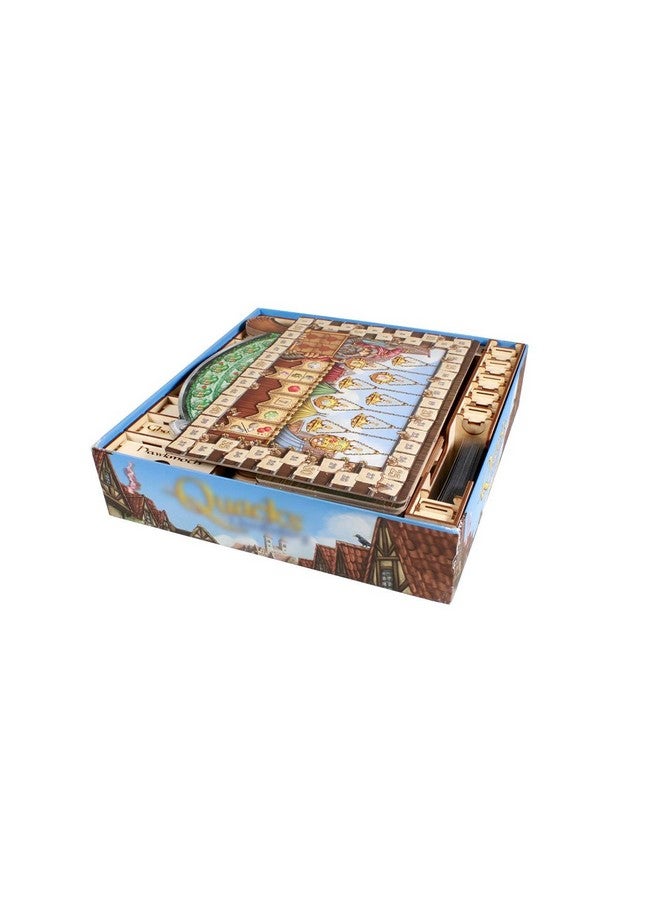 The Broken Token Game Organizer Compatible with Quacks of Quedlinburg - Wooden Game Organizing Box with Multiple Trays - Image 2