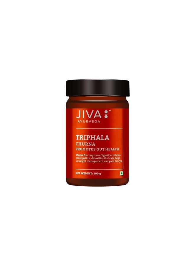 Jiva Triphala Churna 100Gm | 100% Ayurvedic Formulation Made Of Harad, Amla, & Bahaida | Detoxifies The Body, Improves Digestion & Metabolism (Pack Of 2) - Image 2