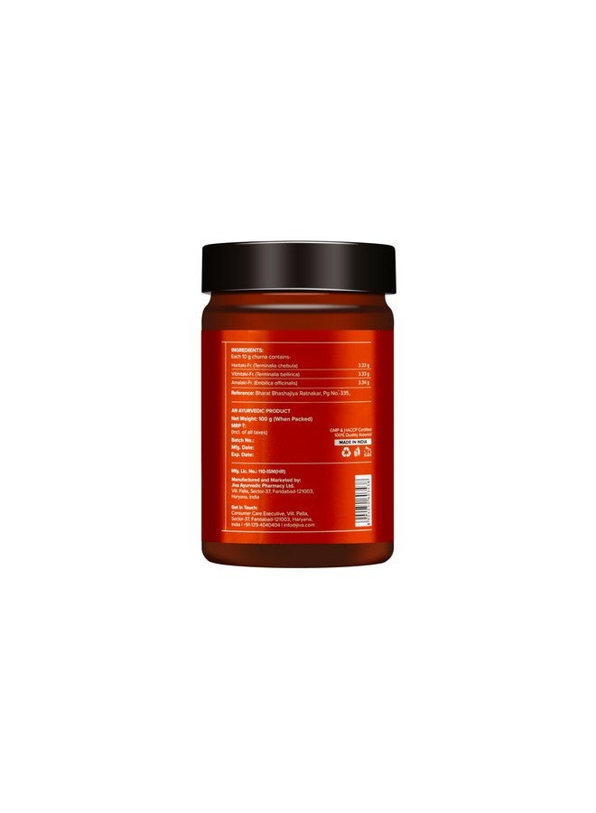 Jiva Triphala Churna 100Gm | 100% Ayurvedic Formulation Made Of Harad, Amla, & Bahaida | Detoxifies The Body, Improves Digestion & Metabolism (Pack Of 2) - Image 3